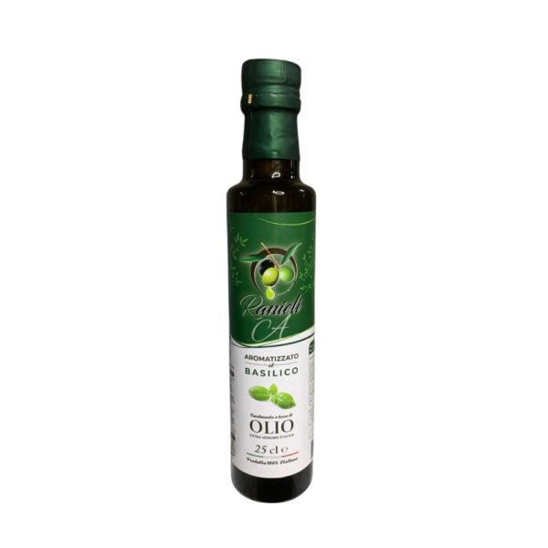 Olio Aromatizzato al basilico 25cl